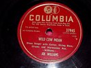 BIG JOE WILLIAMS 78 rpm Columbia-37945 Wild Cow Moan/Baby Please Don't Go Rare .