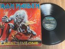 IRON MAIDEN A REAL LIVE ONE / LP 1993 JUDAS PRIEST SLAYER MOTORHEAD METALLICA