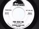 Garage 45 BOBBY FULLER FOUR Never To Be Forgotten/You Kiss Me Mustang WLP HEAR