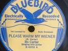 BO CARTER BLUEBIRD 6958 BLUES 78RPM E+ 