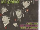 45T - THE BEATLES - 4 TITRES - I FEEL FINE / ANY TIME AT ALL