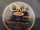 Okeh 41498 LOUIS ARMSTRONG ORCH Blue Again 1931 78 rpm  E/EE-