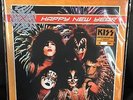 KISS HAPPY NEW YEAR 1976 & 1977 CONCERT TOUR LIMITED COLORED VINYL 2 LP SET RARE