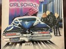 GIRLSCHOOL Hit and Run Singapore Malaysia EMI Bronze release LP RARE Excellent