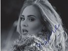 ADELE Stunning Signed Authentic 8x10 B/W PHOTOGRAPH in BLUE PEN