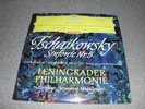 LP - Tschaikowsky - Sinfonie Nr. 5 - Leningrader J. Mrawinskij -  DGG red Stereo