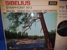 $SXL 6125 WBg ED1 *SIBELIUS SYMPHONY NO.2* VIENNA PHILHARMONIC* MAAZEL* NM