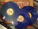 LED ZEPPELIN NEW ORLEANS VOODOO CULT AUTHORITY LIVE 1973 3-LP BLUE VINYL RARE