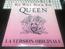 Queen Rare French We Will Rock You  / Wear are the Champions 12