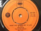 BOB DYLAN -  Rainy Day Women No 12 & 35  *South Africa*7/45 - 1966 rare