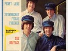 BEATLES Penny Lane - Parlophon QMSP 16404 Italy EX+ caps sleeve blue hats cover