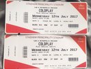 2 X Coldplay Tickets Cardiff 12th July Seated