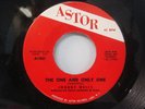 JOHNNY WELLS Lonely Moon/The One and Only POPCORN SOUL 45 ASTOR A1001 STOCK COPY