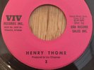 HENRY THOME r&b popcorn 45 Wolf Bait / Scotch And Soda   Viv EX