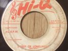THE HI-FIDELITIES doo wop r&b 45 Street Of Loneliness / Help Murder Police  Hi-Q