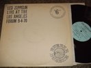 Led Zeppelin PRIVATE 2 LP Live @ the Los Angeles Forum 9-4-1970 EX Rubber Dubber