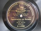 78rpm MAX BILD (VIOLIN) plays Sarasate Zigeunerweisen - RARE G&T 1904