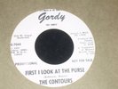 The Contours 45 GORDY 7044 First I Look At The Purse PROMO 1965 M-