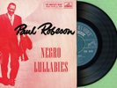 PAUL ROBESON Negro Lullabies HIS MASTER'S VOICE 7EG8449 Press England 1960 EP EX