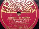 0115/ WILHEM STRIENZ-Feldpost für Annchen-Heimweh- Schellack
