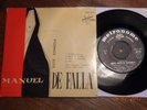 HENRI HONEGGER De Falla Suite Española Danish EP Metronome MCEP 3014