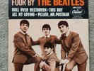 FOUR BY THE BEATLES EP Roll Over Beethoven Capitol EAP 1-2121 45rpm Rare