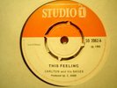 UK STUDIO ONE SO 2062-CARLTON AND HIS SHOES-THIS FEELING/YOU AND ME -EX