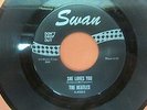 USA 45 -- THE BEATLES -- SHE LOVES YOU / I'LL GET YOU -- SWAN -- MINT-