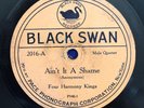 FOUR HARMONY KINGS Sissle & Blake SHUFFLE ALONG 1921 BLACK SWAN 78  E- condition