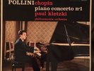 MAURIZIO POLLINI CHOPIN PIANO CONCERTO No 1 PAUL KLETZKI LP 1960 ASD 370