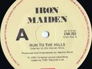 Iron Maiden ORIG OZ 45 Run to the hills NM ’82 EMI 702 NWOBHM Metal