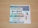 DAVID BOWIE - RARE 1987 UK TICKET STUB LONDON WEMBLEY STADIUM Glass Spider Tour