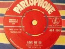 THE BEATLES - Love Me Do. UK Parlophone 45' 1962 Original. 45-r 4949