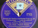 Kulenkampff+Schultze. Beethoven (Violin sonata op. 24). Tel E 3124-6 (3). NM(-)