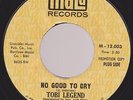 60s NORTHERN SOUL TOBI LEGEND NO GOOD TO CRY + HEARTBREAKER MALA DJ ORIG