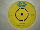 UK BLUE CAT BS 138-UNTOUCHABLES-YOUR LOVE/ENOS AND SHEILA-TONIGHT YOU ARE MIN-EX