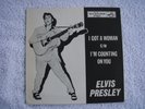 ELVIS PRESLEY I GOT A WOMAN I'M COUNTING ON YOU PS PICTURE SLEEVE ONLY