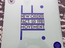 New Order Movement Clear Vinyl LP HMV 2013 Exclusive 500 Only Sealed