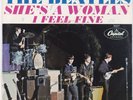 THE BEATLES: She’s A Woman / I feel Fine USA CAPITOL 5327 45 w/ PS VG+ Wax