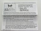 THE BEATLES FAN CLUB  ORIG 1969  SUPERPIX PHOTOGRAPH SALES SERVICE ORDER FORM