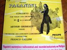 SIGNED  Paganini Violin Concerto No.4 Arthur Grumiaux Philips mono 10'' ed1 HOL