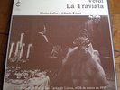 Verdi La Traviata - Callas Kraus - Live Lisbon 1958 - Carillon stereo 3LP box NM