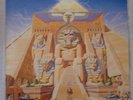 IRON MAIDEN Powerslave LP Vinyl EXC Cover VG+ Spain W/ promotional POSTER