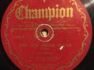 Champion 15320 SAM COLLINS The Jail House Blues 78 rpm Blues VV+ 1927