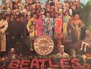 The Beatles Sgt Peppers Lonely Hearts Club Band 1967 BANNER LABEL PCSO7027 OZ NM