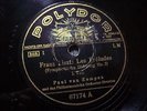 78 RPM (2) LISZT: LES PRELUDES SYMPHONIC POEM, PAUL VAN KEMPEN - DRESDEN POLYDOR