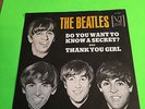 Beatles 45 picture sleeve, Do you Want to Know a Secret/Thank U Girl, NM, beauty