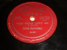 Rose Mitchell: Baby Please Don't Go 78 - Imperial 5260 - Popcorn R&B - HEAR IT