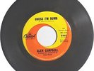 GLEN CAMPBELL Guess I'm Dumb rare CAPITOL 45#5441 BRIAN WILSON prod 1965 VG++