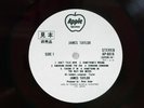 JAMES TAYLOR SAME APPLE AP-8618 Japan Promo Red Vinyl LP